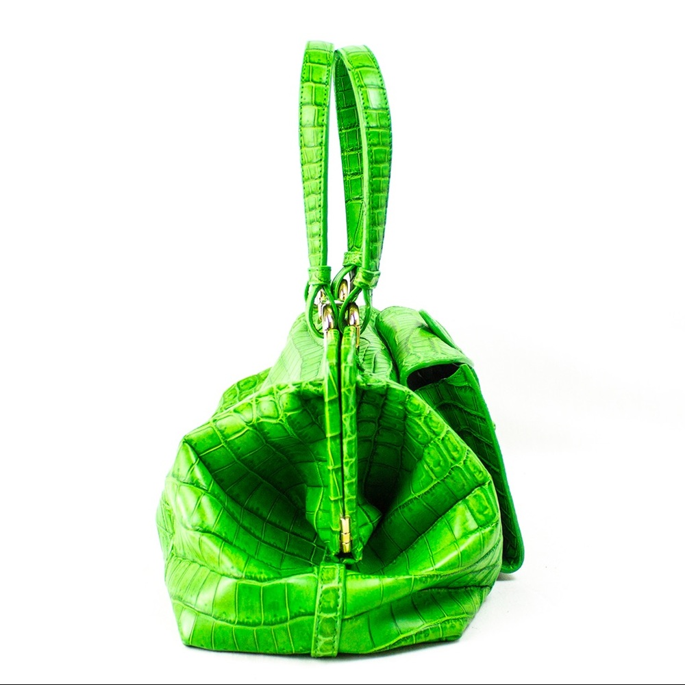 BOTTEGA VENETA SPECIAL EDITION ALLIGATOR HANDBAG - Picture 3 of 11